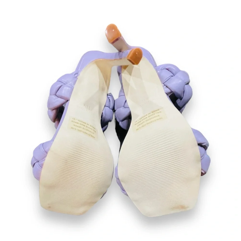 NWOT Steve Madden Purple Braided Sandals - Picture 4 of 4